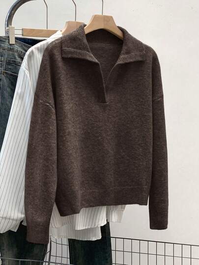 Franclia 女士时尚高领毛衣，秋冬季