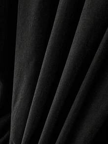 Muvela Women Solid Color Fashionable Skirt, Suitable For Summer Graduation - Black - View 5