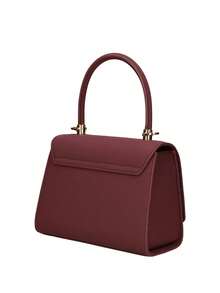 Love Moschino Logo-Plaque Women's Tote Bag Red - 酒紅色 - 查看 2