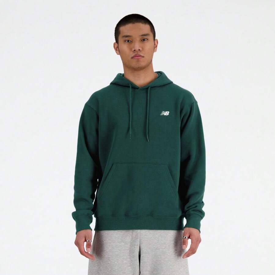 New Balance Essentials Men's Hoodie Green - Green - View 1