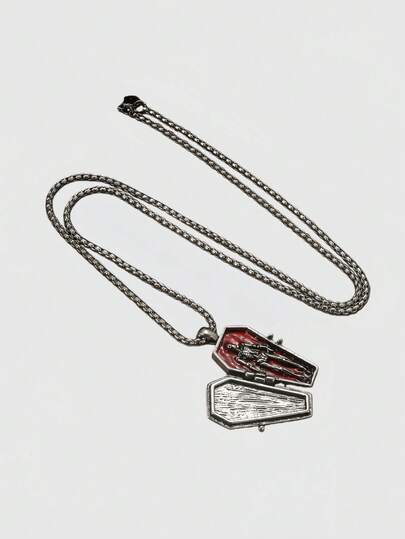 Goth Collar con colgante de cruz con remaches de estampado de leopardo, collar gargantilla punk, cadena de clavícula de estilo versátil