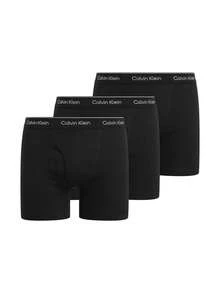 Calvin Klein 3 Pack Men's Boxers - Black - View 1