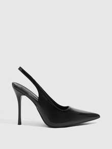 CUCCOO SZL Women's Pointed Toe Everyday Versatile Fashionable Elegant High Heels For Christmas Spring Shoes - Black - View 9