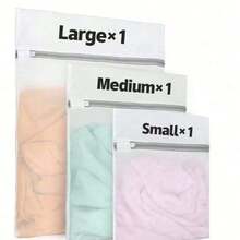 Bộ túi giặt lưới 5 món, thích hợp cho quần áo mỏng manh, áo ngực, tất, đồ lót, quần áo trẻ em và túi đựng đồ khi đi du lịch. - Nhiều màu - Xem 19