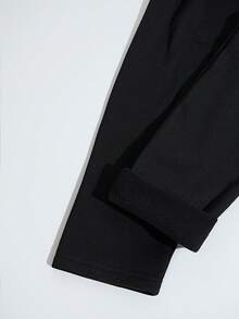 SHEIN Franclia 女士保暖内衬二合一打底裤裙，秋冬季 - 黑色 - 查看 4