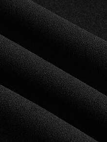 SHEIN MOD Plus Size Black Party Night Mesh Phối cảnh Xương Thắt lưng Quần có thiết kế mối nối - màu đen - Xem 4