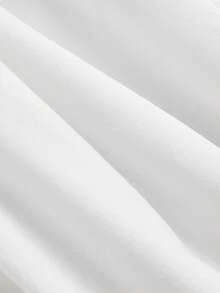 SHEIN MOD Áo ba lỗ và quần đùi bó sát Herringbone dành cho nữ, Trang phục hẹn hò mùa xuân, Trang phục năm mới cho nữ, Trang phục nghỉ lễ cho nữ, Áo nịt ngực, Trang phục công sở cho nữ - trắng - Xem 4