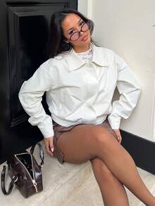 NegzBox Women's Casual Versatile Solid Color Jacket In Fall/Winter