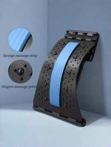 1PC Lumbar Support Cushion Yoga Pilates Back Stretcher Massage Magnets Spine Relaxation Neck Back Pain Relief Fitness Equipment Home Office Use