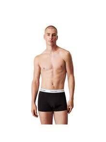 Calvin Klein 3 Pack Men's Boxers - Black/Glacier/Blue Bell - View 2