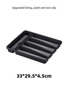 1 hộp đựng dao kéo bằng nhựa cỡ lớn, chất liệu PP, dùng cho mặt bàn bếp, ngăn kéo tủ, giá đựng dụng cụ chia ngăn - Hộp đựng đồ bạc - Xem 21