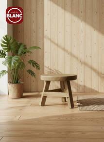 Madebyblanc 1pc Small Wooden Stool Display Stool Decorative Round Wooden Base Stool, Suitable For Small Flower Pot Display, Home Decoration And Office Auxiliary Stand, Decorative Stand, Sturdy Base, Plant Stand, Flower Pot Stand, Plant Enthusiasts