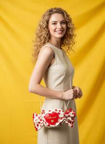 Joivida 可爱的糖果形单肩斜挎包，带有心形和字母设计的创意糖果包，适合女孩、女士、大学生、年轻专业人士和办公室工作人员，非常适合搭配服装 - 彩色 - 查看 7