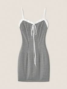 Muvela Vestido mini para mujer, minimalista y de moda, adecuado para atuendos de verano para mujeres