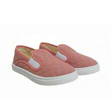 Zapatos casuales unisex de color sólido, de corte bajo, ligeros, sin cordones, puntera lisa, suela de goma, parte superior de tela, plantilla de tela, para hombres, mujeres, actividades al aire libre, deportes, trabajo Liso Elegante Tela - Rosa coral - Ver 9