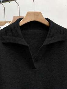 Franclia Women's Fashionable Turtleneck Sweater, Autumn/Winter Sweater Tops Ribbed Shirt Thin Sweater Button Up Sweater Zip Up Sweater