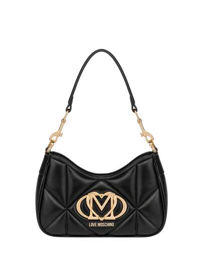 Love Moschino Logo-Plaque Women'sTote Bag Black