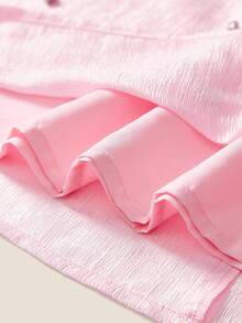 Muvela Women's Heiress Style Exquisitely Embellished Rhinestone Midi Skirt With Side Slit – Elegant, Perfect For Date Night - Pink - View 6