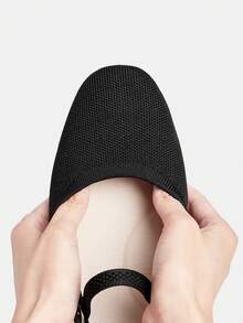 Ressula 女士休闲百搭通勤极简平底鞋 - 黑色 - 查看 3