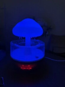 Relaxing Cloud Rain Diffuser Night Light Humidifier Raindrop Aromatherapy Machine Atomization Humidification Colorful Lamp Valentine's Day Gift - Multicolor - View 7
