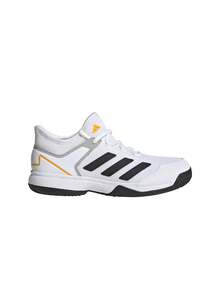 Adidas Adizero Ubersonic 4 Kids Shoes Cloud White / Core Black / Solar Gold HP9700 - White - View 1