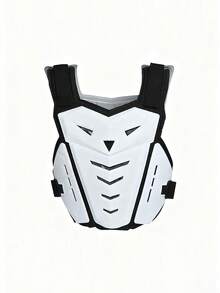 1件越野摩托車裝甲式騎士胸部防護裝備，男女通用，賽車防摔護甲，摩托車背部防護罩，越野單車防護，賽車單車防護，膝蓋與肘部配件，摩托車單車防摔保護，騎士禮物 - 彩色 - 查看 8