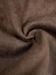 Florisole Sudadera casual y elegante de mujer con estampado de efecto desgastado y tachuelas - Café integral - Ver 6