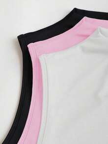 Sweetra 女士褶皱修身夏季上衣 - 彩色 - 查看 5