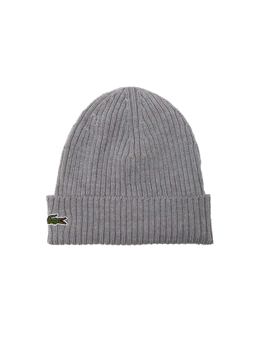 Lacoste Women's Knitted Hat Grey - Grey - View 1