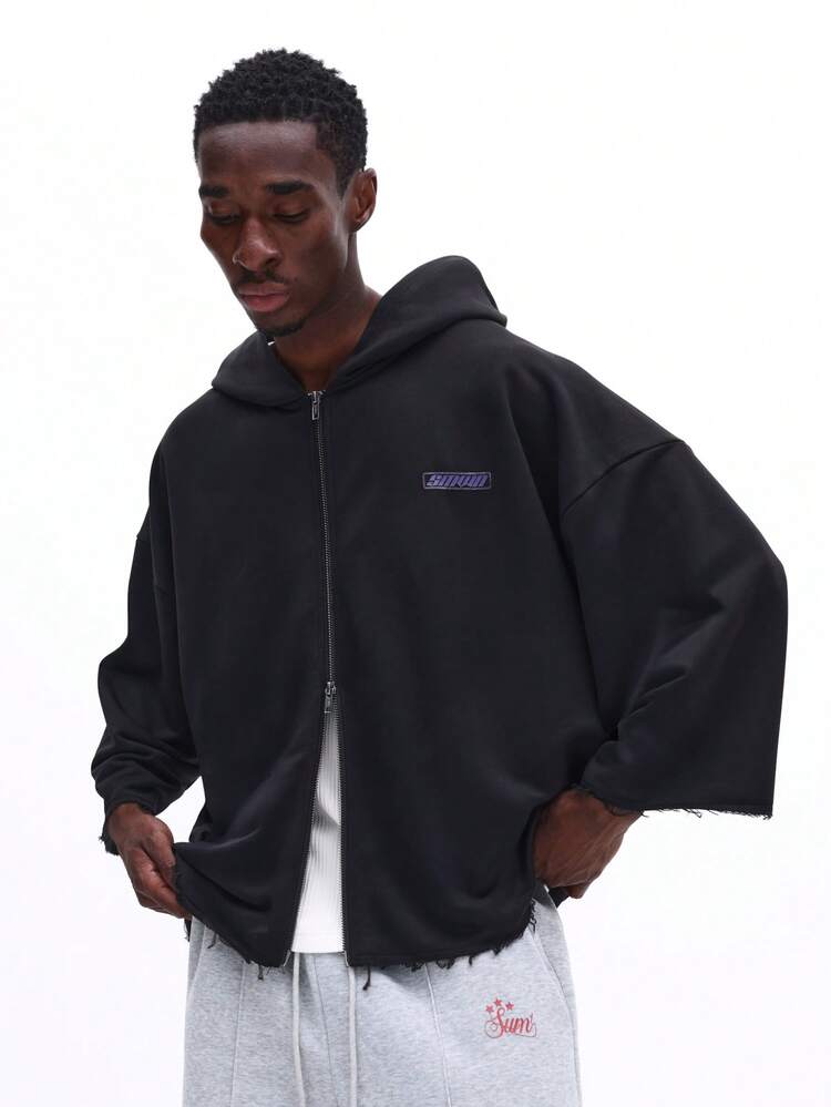 Oversized Boxy Fit Full Zip Hoodie