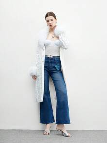 CUCCOO BIZCHIC 女士尖头细高跟银色简约优雅通勤高跟凉鞋 - 銀色 - 查看 6