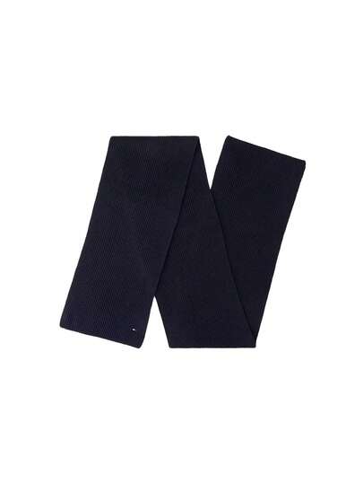 Tommy Hilfiger The Flag Pima Cotton Men's Scarf Navy Blue