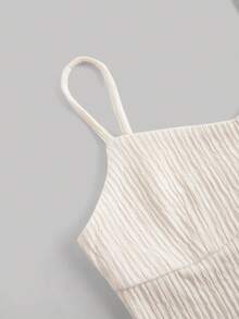 SHEIN MOD 杏色女式吊带背心和女式长裙、早午餐套装、女式两件套、内外穿搭、秋季服装、返校服装