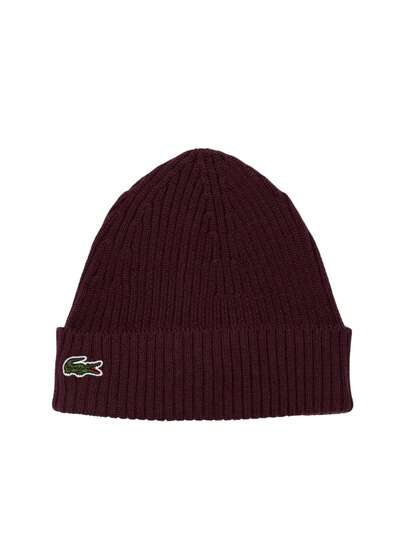 Lacoste Women's Knitted Hat Red
