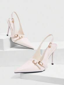 CUCCOO SZL Zapatos de tacón de punta elegantes para mujeres para ir al trabajo - Chantilly - Ver 6