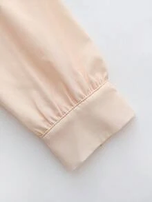 GlowEve Vestido con estampado retro y falda acampanada, diseño elegante para Año Nuevo - Multicolor - Ver 3