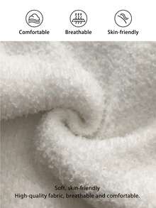 FavEase 女士休闲简约宽松针织两件套 - 白色 - 查看 7