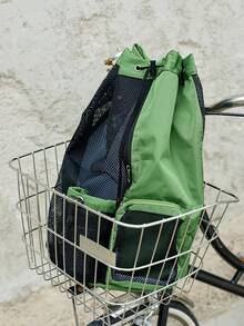 Cirelle Swimming Bag, Mesh Drawstring Backpack With Wet Pocket, Beach Bag, Gym Workout Gear Bag, Sports Storage Tote, Handbag & Shoulder Bag