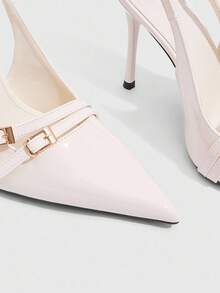 CUCCOO SZL Zapatos de tacón de punta elegantes para mujeres para ir al trabajo - Chantilly - Ver 8