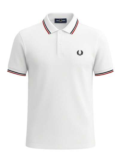 Fred Perry Men's Polo T-Shirt White
