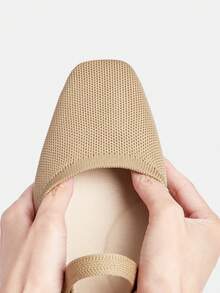 Women's Casual Buckle Design Slip-On Loafers For Daily Commute Valentine's Day - Apricot - View 7