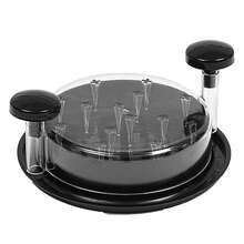 鸡肉撕碎器 鸡胸肉撕碎工具 旋转式，带防滑耐磨盖 肉类撕碎机 带透明盖 肉类撕碎工具 旋转式，适用于猪肉、牛肉、鸡肉