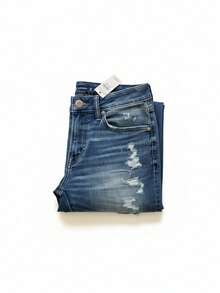 Men Pants - Dark Wash - View 2