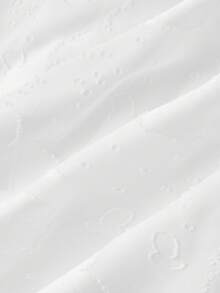 SHEIN CURVE+ 加大码白色露肩露背系带设计宫廷风连衣裙，优雅长裙，适合圣诞派对、节日宴会等场合 - 白色 - 查看 4