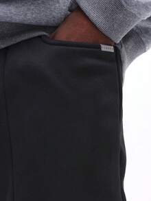 Quần jogger dáng rộng thoải mái SUMWON, cạp chun có dây rút, thích hợp mặc hàng ngày, ấm áp và dễ chịu trong mùa đông. - màu đen - Xem 3