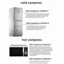 1 Pair Of Glitter Gel Eye Masks Reusable Dual Temperature Eye Masks, Hot And Cold Therapy Mask, Soothing Puffy Eyes, Dark Circles, Gel Eye Bag Patches, Physical Cooling, Suitable For Whole Body - Multicolor - View 11