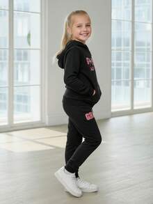 Young Girls Activewear - Black - View 2