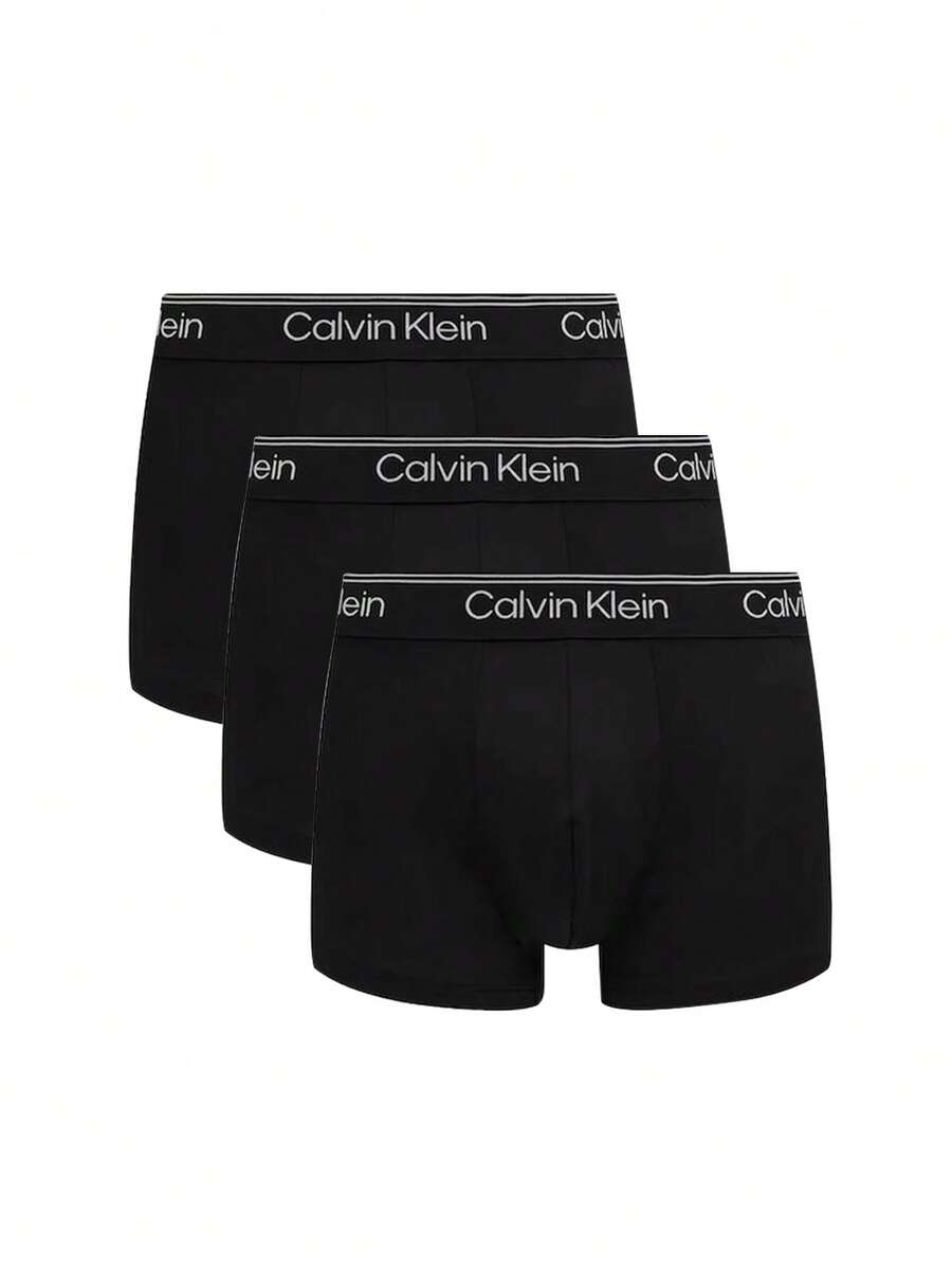 Calvin Klein 3 Pack Men's Boxers - màu đen - Xem 1