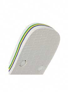 Havaianas Brazil Logo Women's Flip Flops White 4110850-0001 - White - View 5