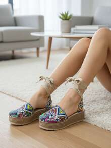 Women Platforms & Wedge Sandals - Multicolor - View 4